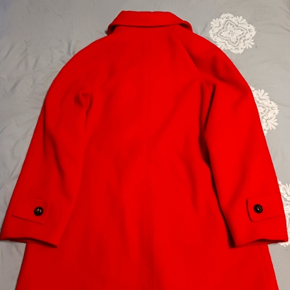Vintage Wellington Fashions Red Wool Peacoat - Picture 2 of 3